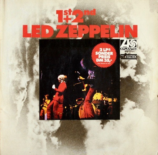 Led Zeppelin - 1st +2nd - 2x vinyl, Cd's en Dvd's, Vinyl | Rock, LP, Gebruikt, Ophalen of Verzenden, Classic Rock