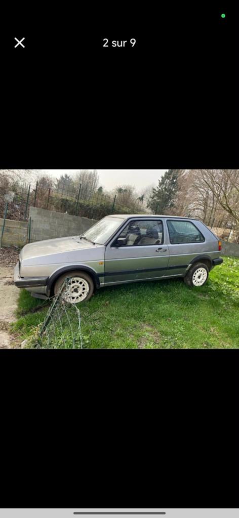Golf 2 1600d tournante roulant, Autos, Particulier, Achat, Toit ouvrant