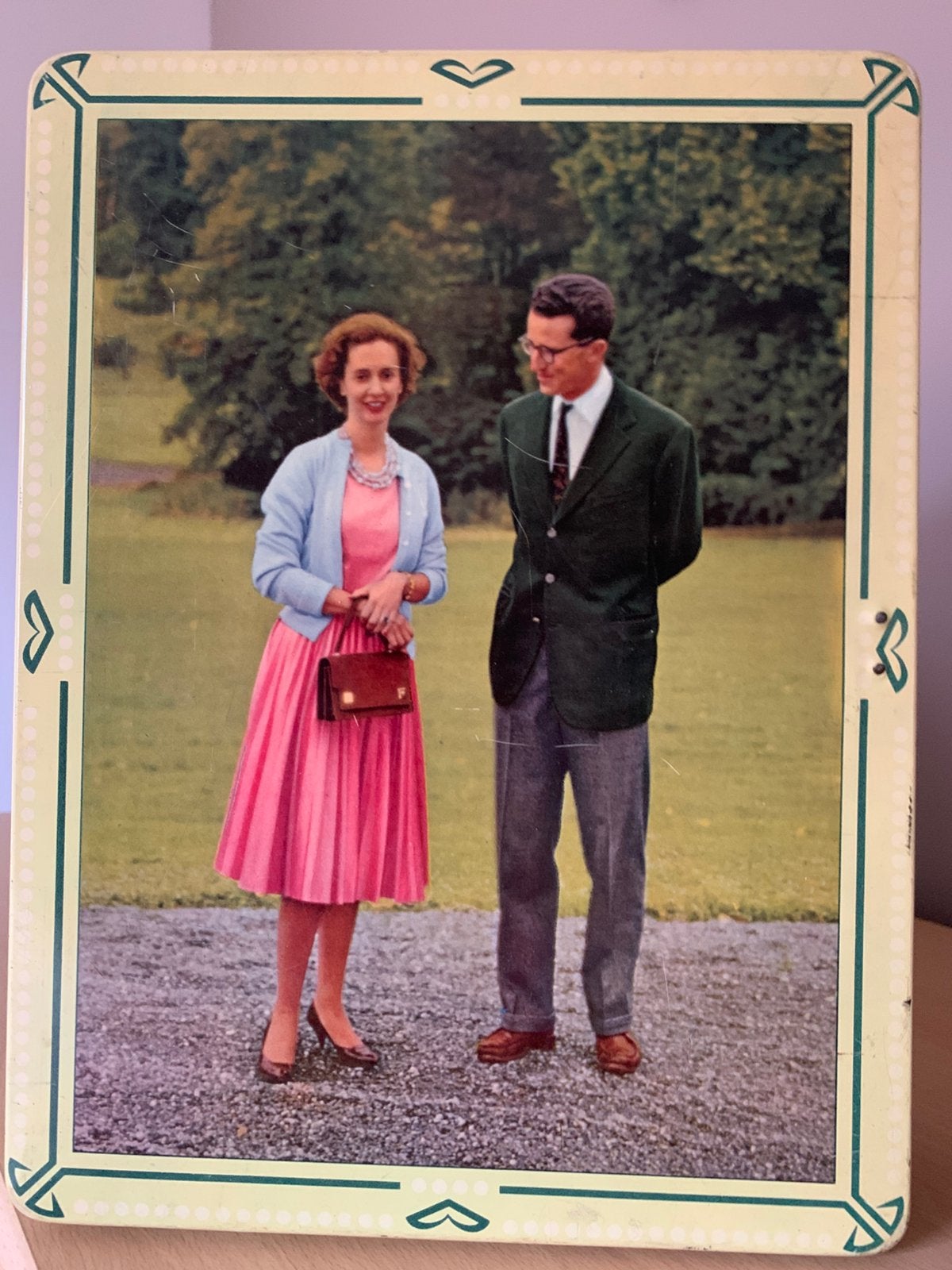 Vintage blikken koekentrommel, Enlèvement ou Envoi, Comme neuf