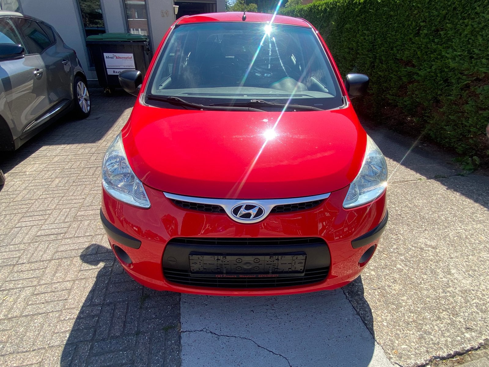 Huyndai i10 5 deurs weinig km, Autos, Hyundai, Rouge, Achat, Entreprise, Boîte manuelle