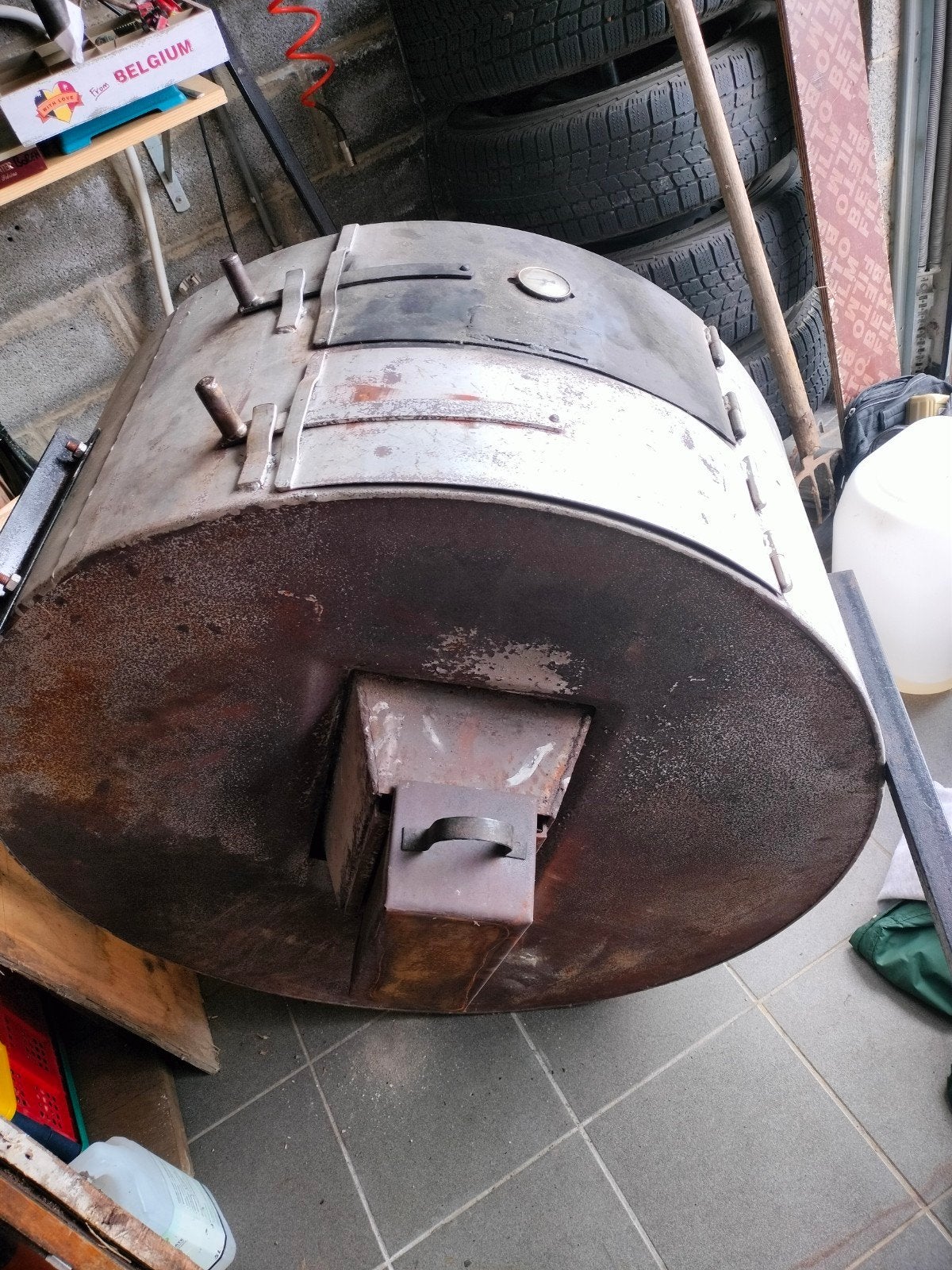 Bakoven, Ophalen