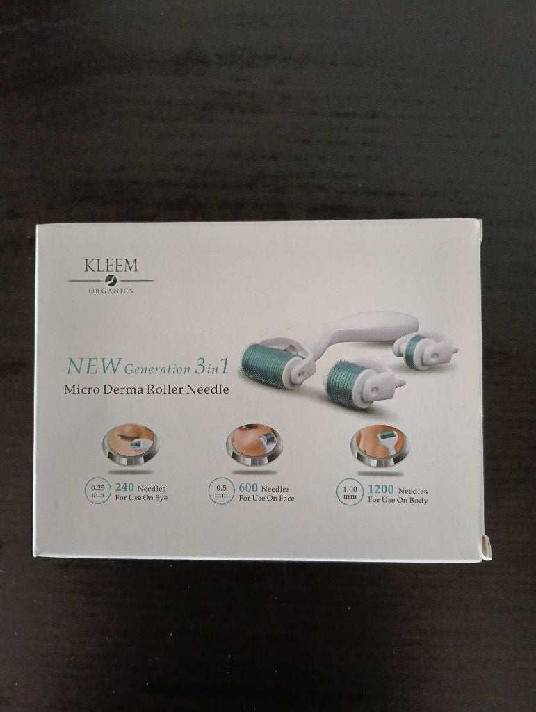 Rouleau de massage organics à micro aiguilles, Enlèvement, Neuf, Tout le visage, Nettoyage