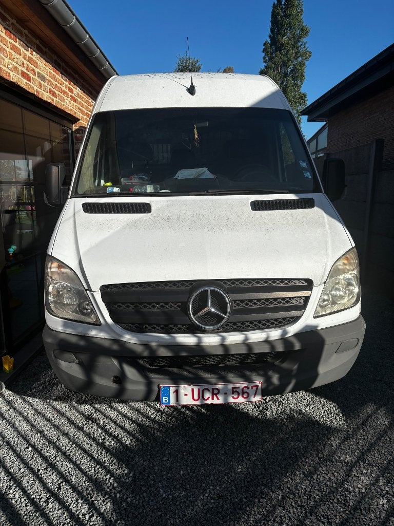 Mercedes Benz Sprinter, Voorwielaandrijving, Euro 5, Stof, Zwart