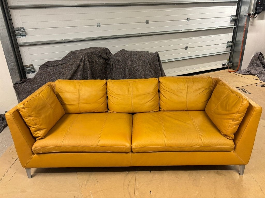 3-zitsbank, Ikea Stockholm, Huis en Inrichting, Zetels | Zetels, Gebruikt, Rechte bank, Driepersoons, 200 tot 250 cm, Minder dan 75 cm