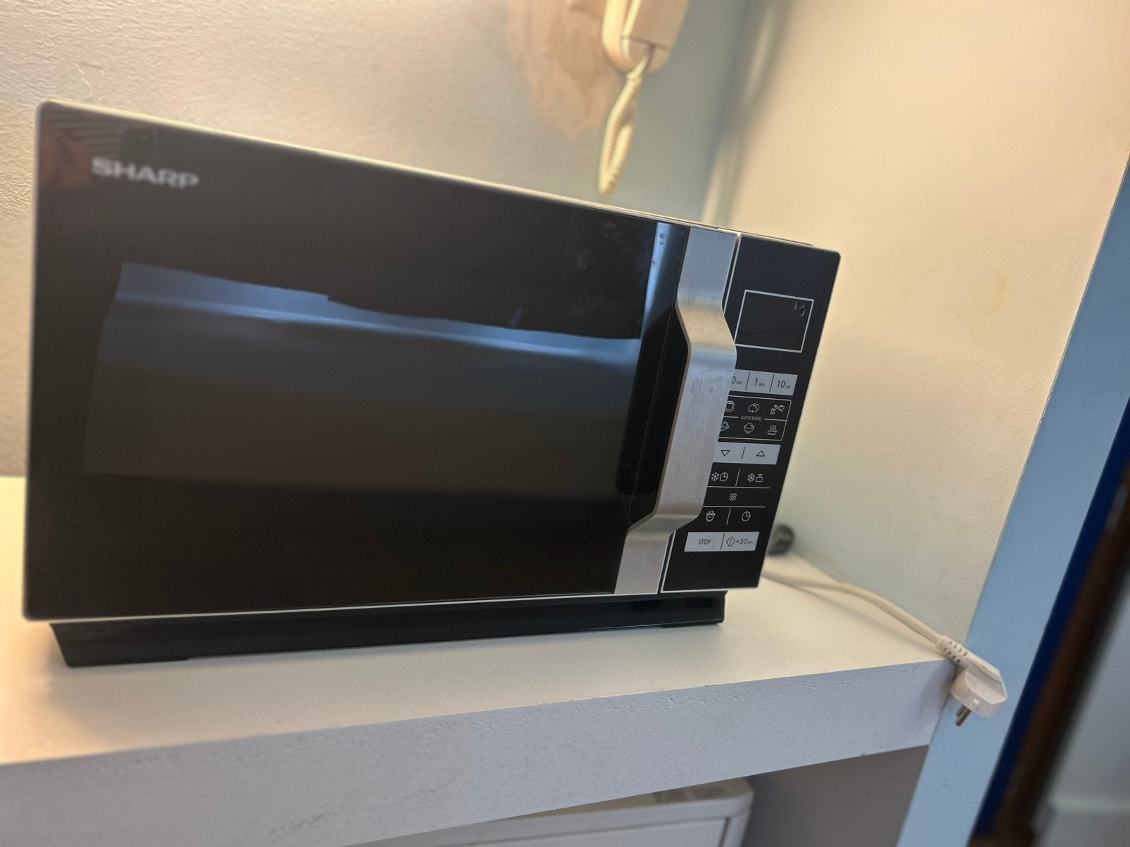 Microgolfoven Sharp (Sharp R860S Vrijstaand Combi Magnetron), Elektronische apparatuur, Microgolfovens, Ophalen, Gebruikt, Vrijstaand