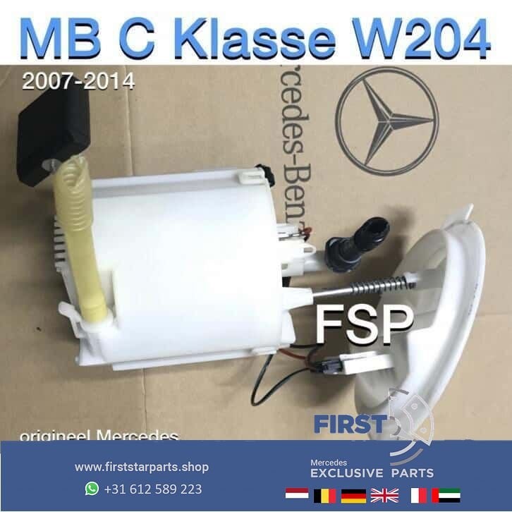 W204 brandstof pomp + vlotter Mercedes C Klasse 2007-2014 MB, Auto-onderdelen, Gebruikt, -, Ophalen of Verzenden, -