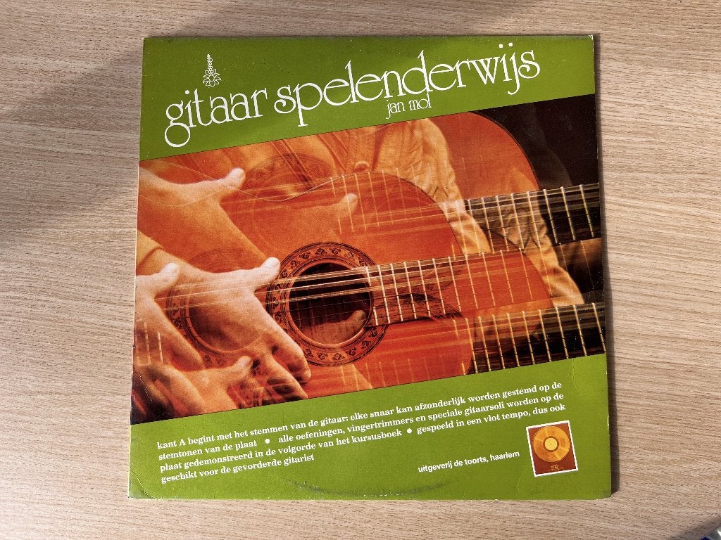 Jan Mol - Gitaar Spelenderwijs, Cd's en Dvd's, LP, Gebruikt, Ophalen of Verzenden, 12 inch
