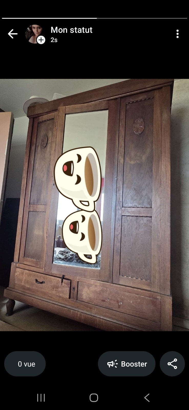 garde robe année 50/60, Enlèvement