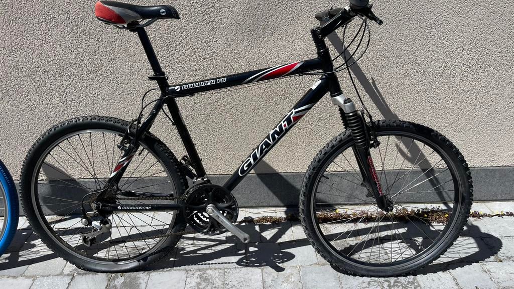 Giant Boulder FS mountainbike – framemaat 52 cm, Fietsen en Brommers, Ophalen, Zo goed als nieuw, Versnellingen