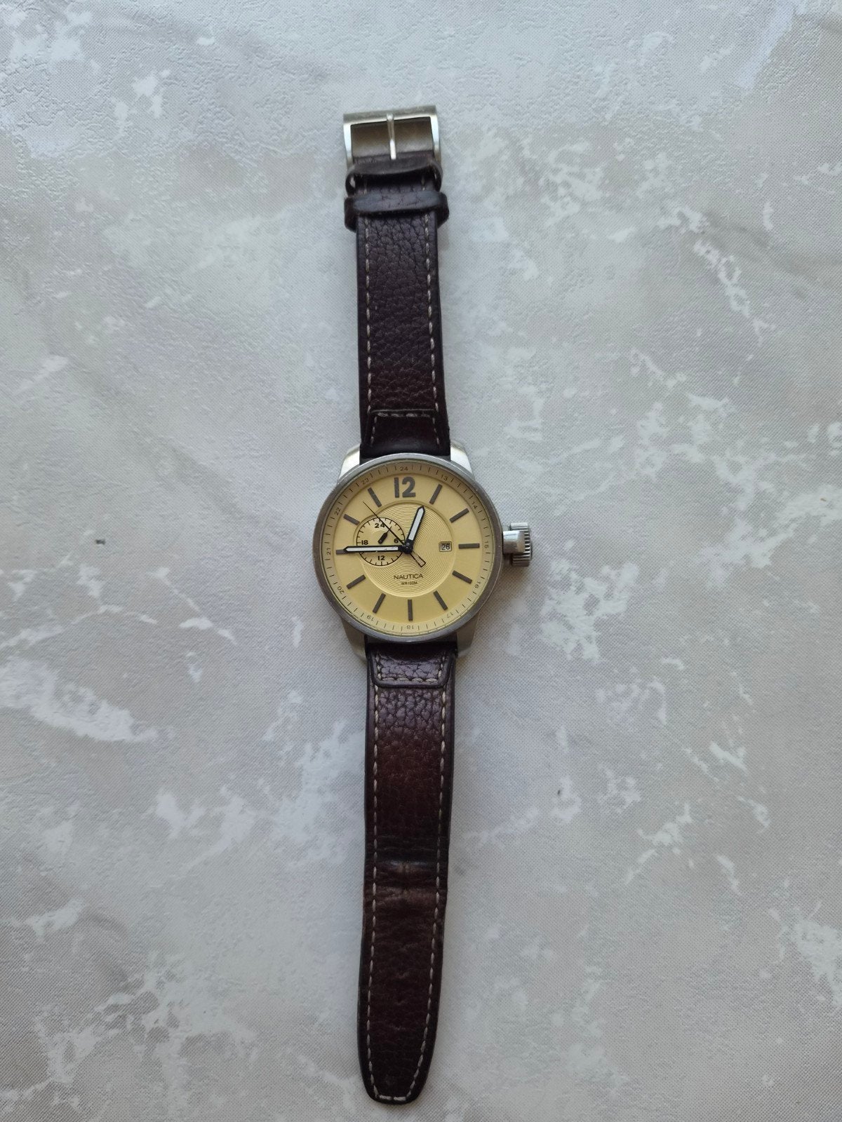 horloge nautica, Ophalen of Verzenden, Gebruikt, Polshorloge, Overige merken