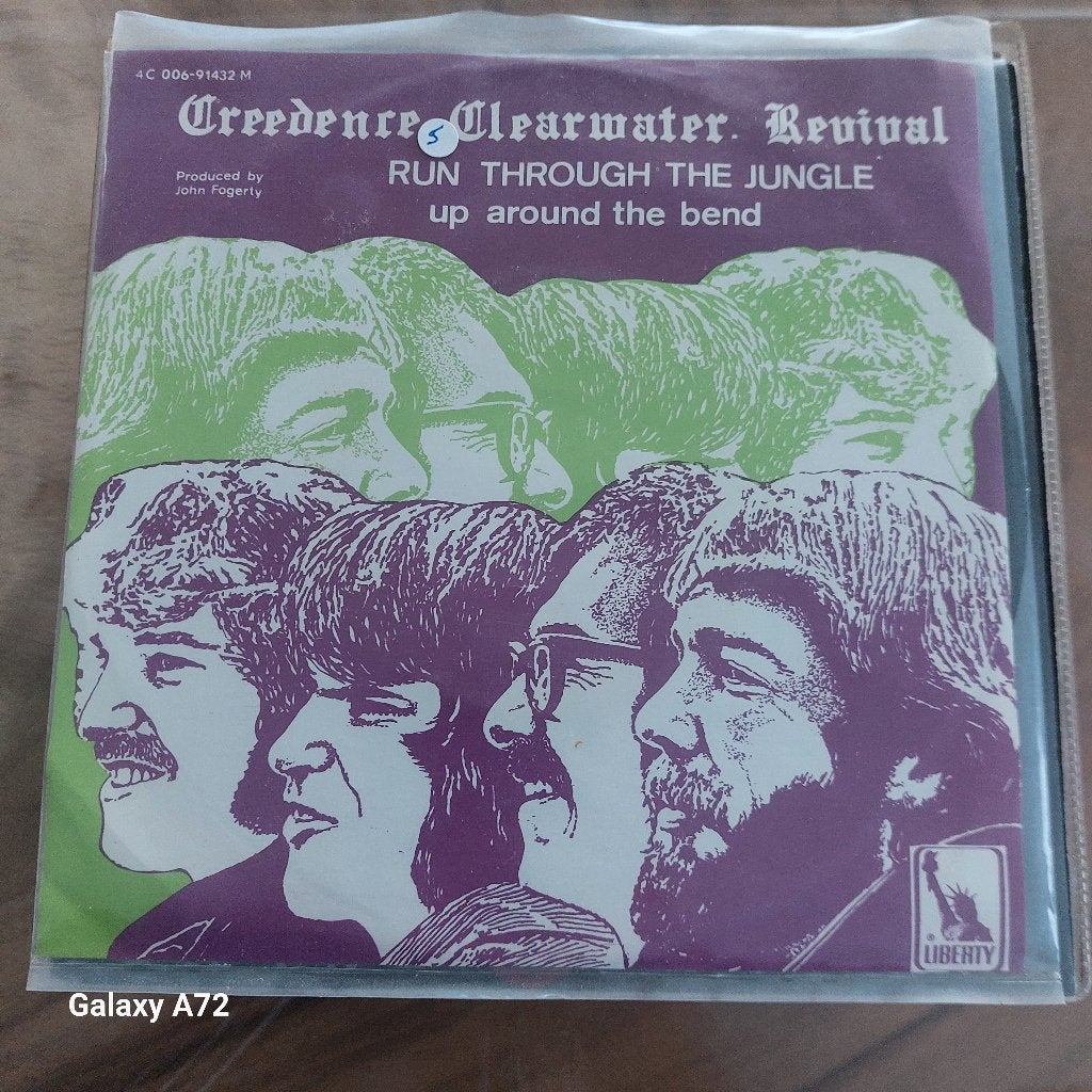 creedence clearwater revival run through the jungle, Enlèvement ou Envoi, 7 inch, Utilisé, Rock et Metal