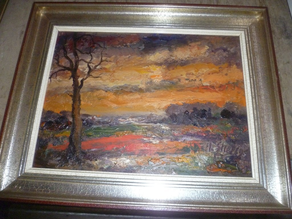 SCHILDERIJ OP PANEEL, Enlèvement