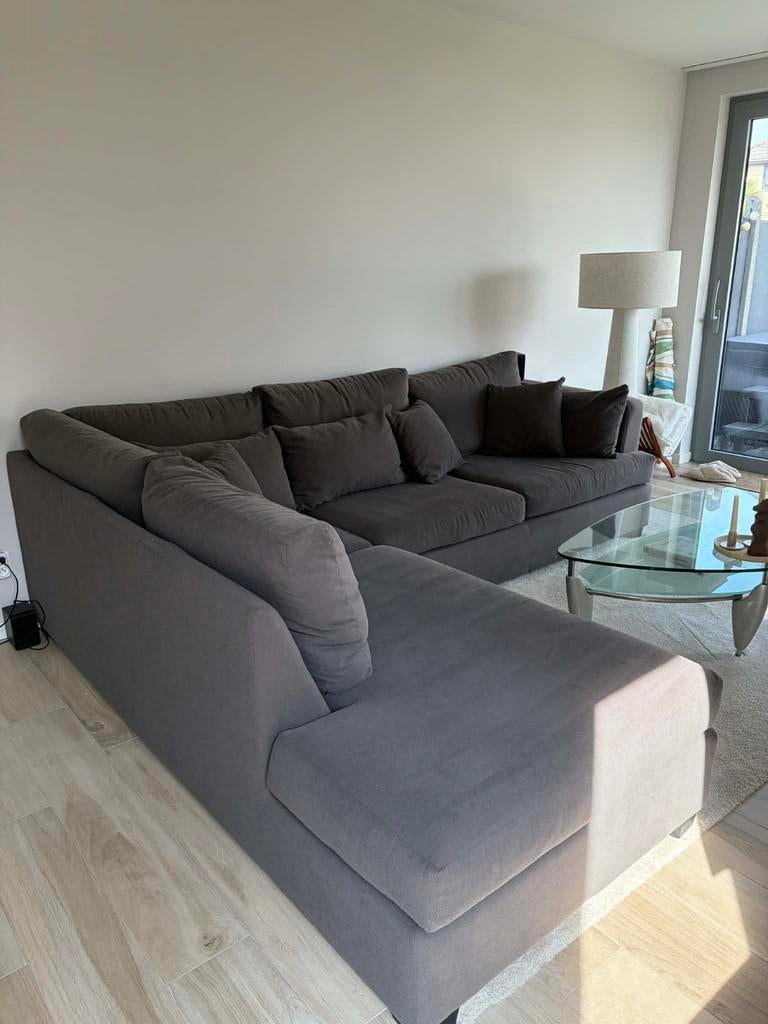 Grote hoekzetel, Maison & Meubles, Canapés | Coins salons complets, Utilisé, Enlèvement