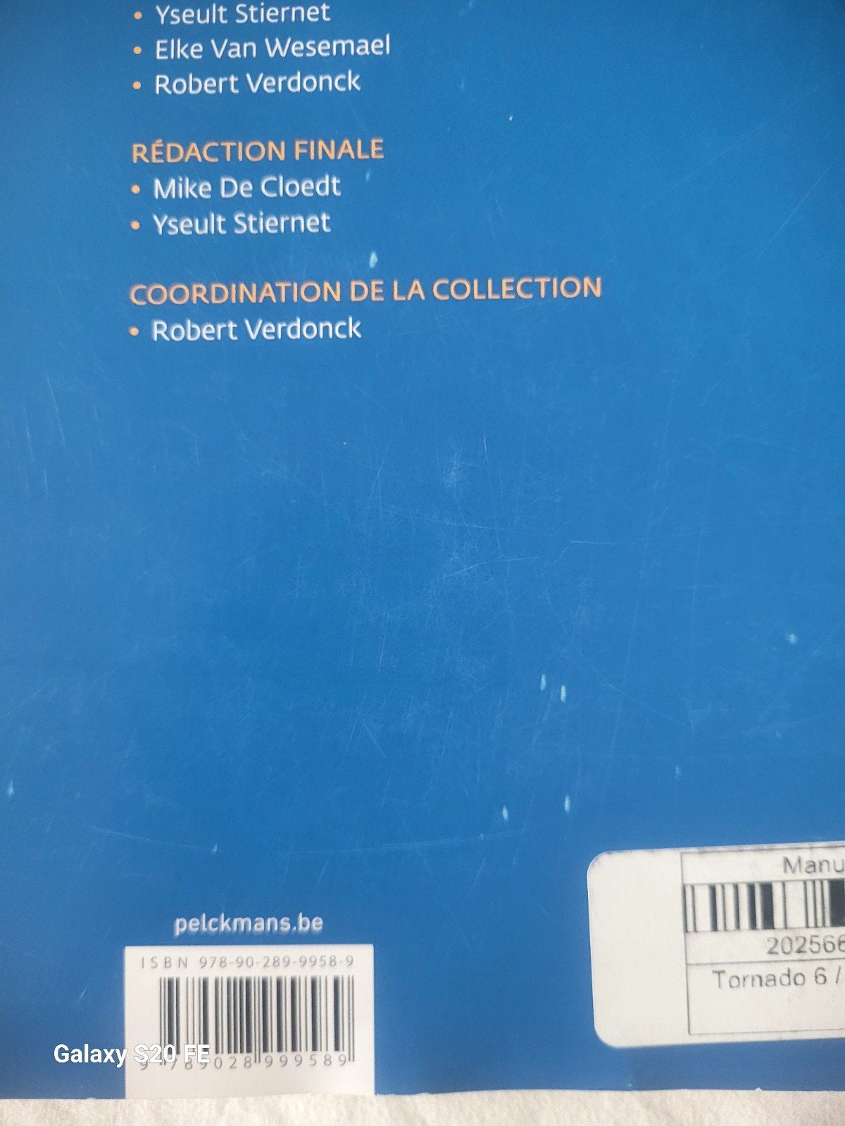 Tornado 6e., Boeken, Ophalen
