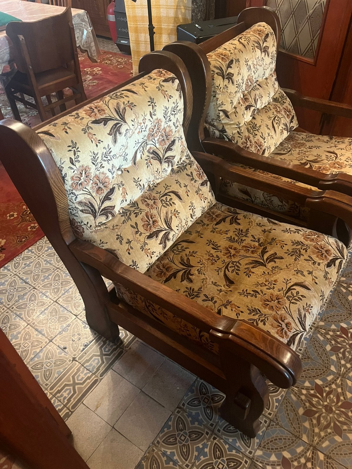 2 prachtige brede art deco zetels!, Antiek en Kunst, Ophalen