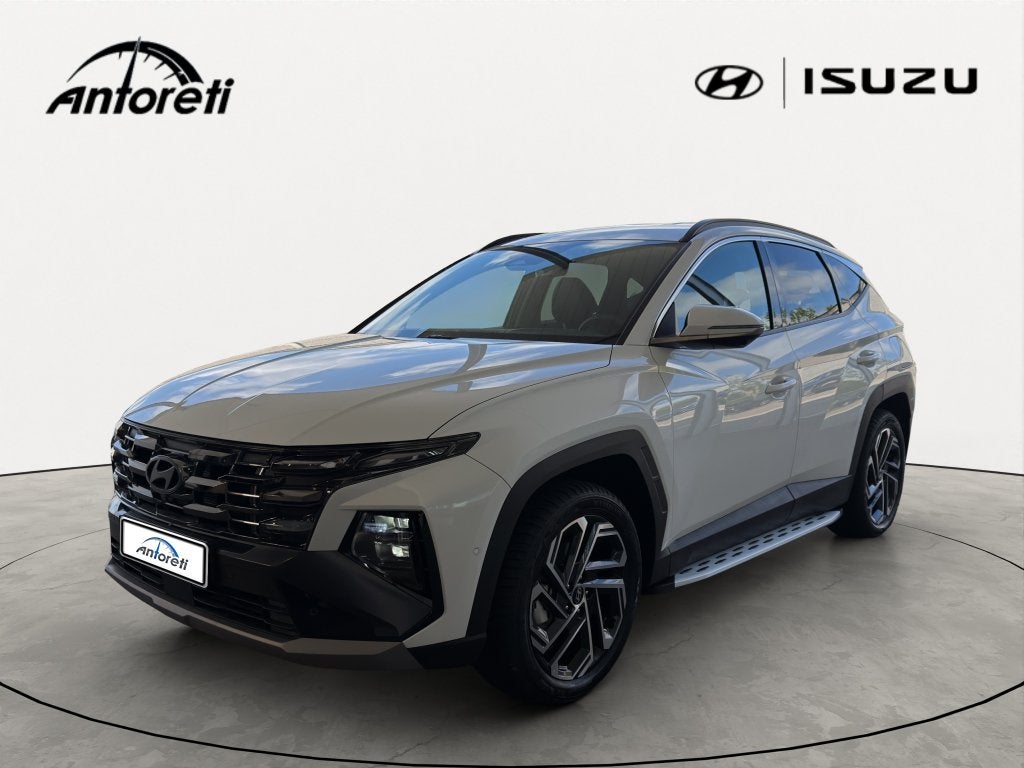 Hyundai Tucson PHEV 1.6 T-GDi Shine (185 kW) Shine, Auto's, Dealer onderhouden, 4 cilinders, Wit, Leder