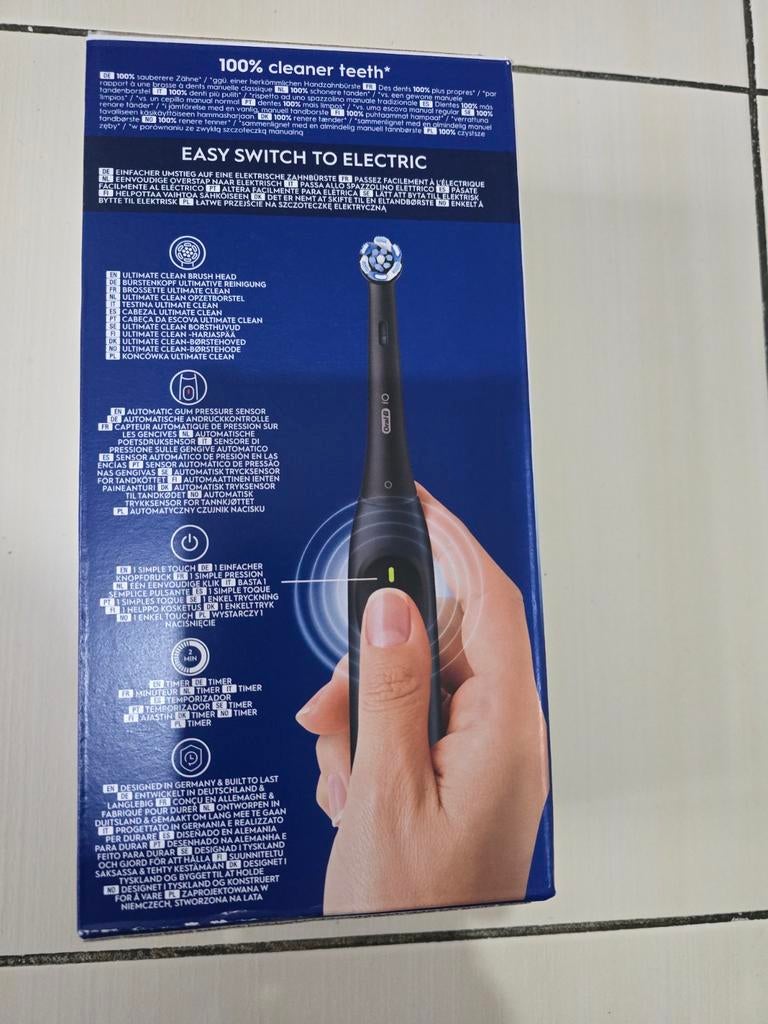 OralB electrique, Enlèvement