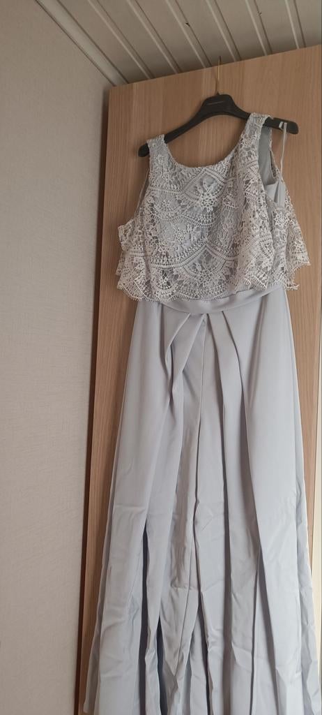 Jumpsuit licht grijs maat 40. Merk Fara Fiesta., Ophalen, Grijs