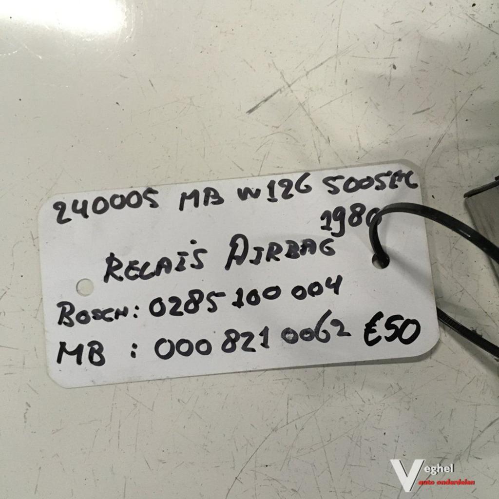 Mercedes W126 1980 500 SEL Airbag module 000 821 00 62, Auto-onderdelen, Gebruikt, -, -, Ophalen of Verzenden