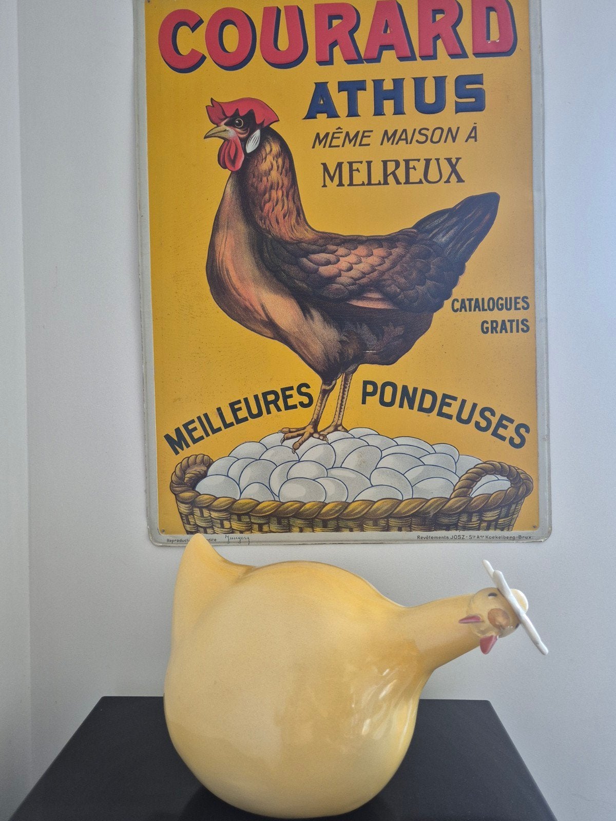 Poule catherine hunter longchamp, Enlèvement