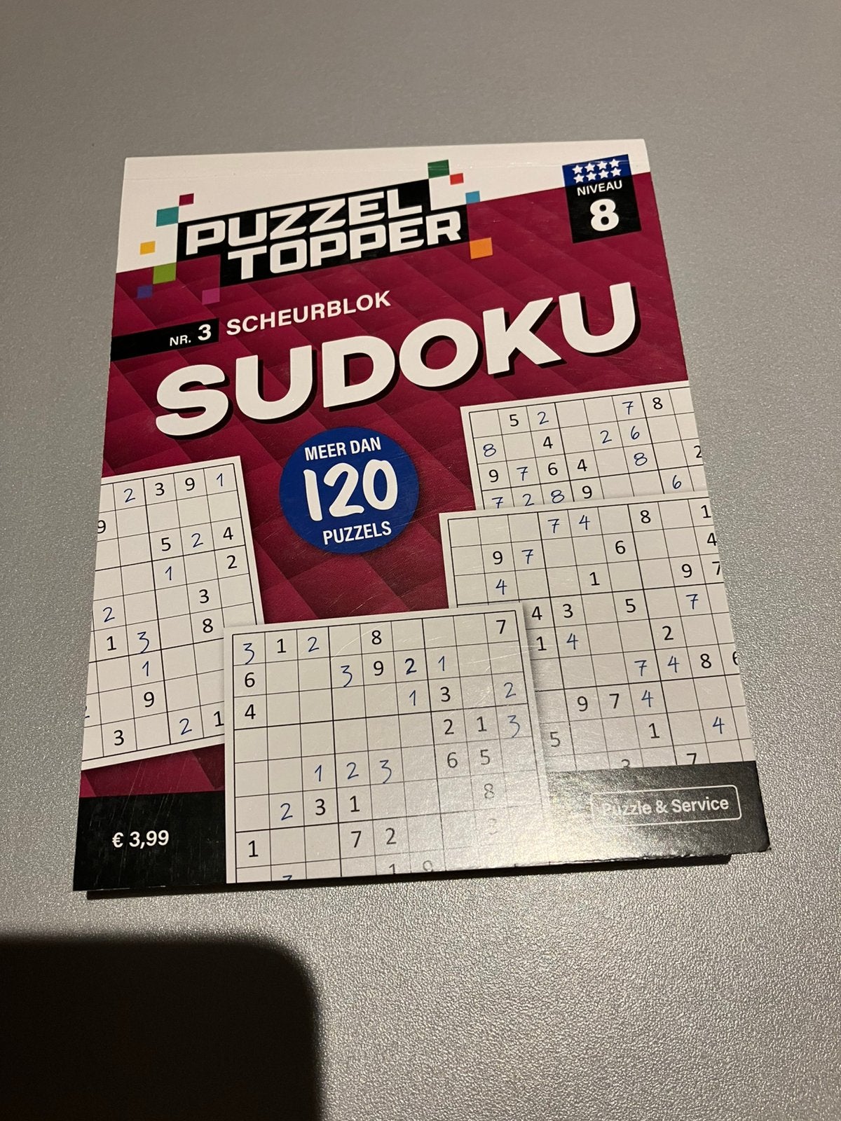 Verschillende sudoku, Ophalen of Verzenden, Zo goed als nieuw
