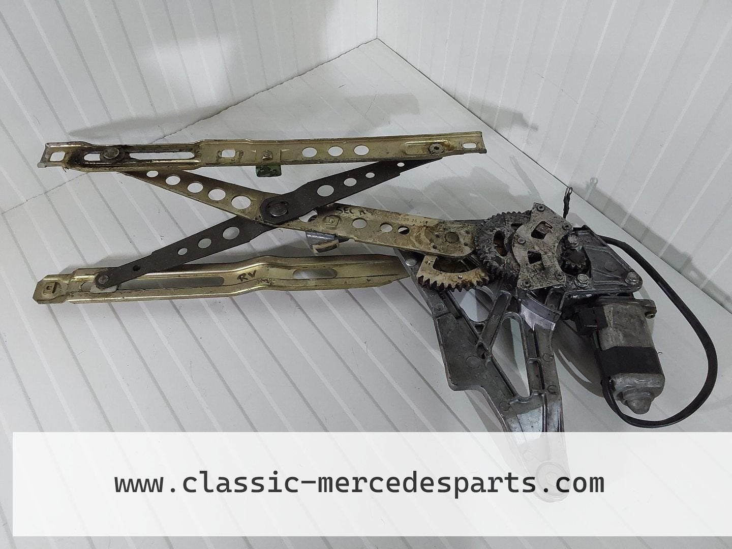 Raammechanisme met motor Mercedes W126 SEC rechtsvoor, Utilisé, -, -, Enlèvement ou Envoi