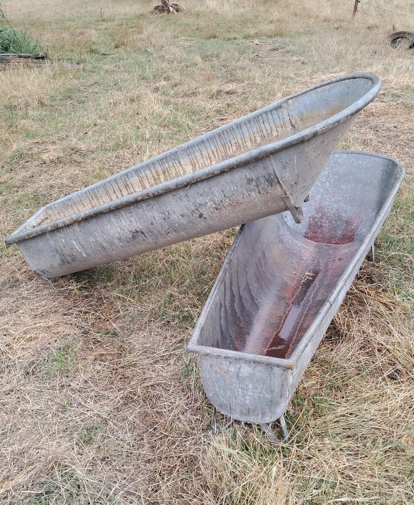 zinken baden, Tuin en Terras, Ophalen, Gebruikt, 100 cm of meer, Metaal