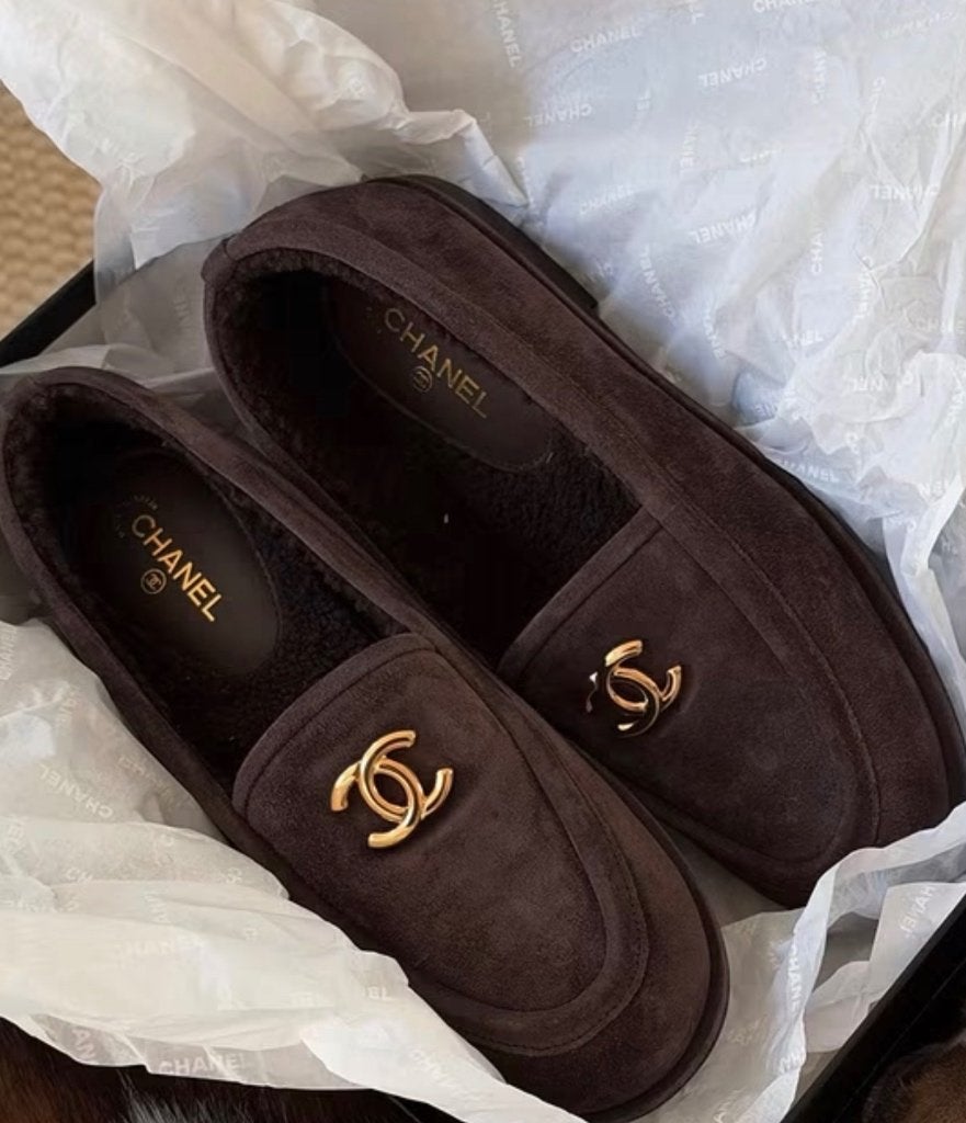 Chanel schoenen dames instappers authentiek suede, Kleding | Dames, Verzenden, Instappers