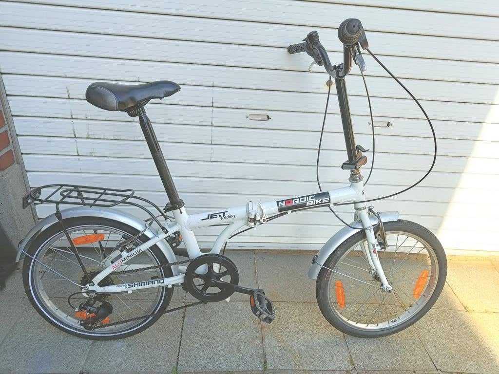 Nordic Bike Jet Folding — vélo pliable en aluminium avec Shi, Autres marques, Vitesses, Frein sur jante, Comme neuf