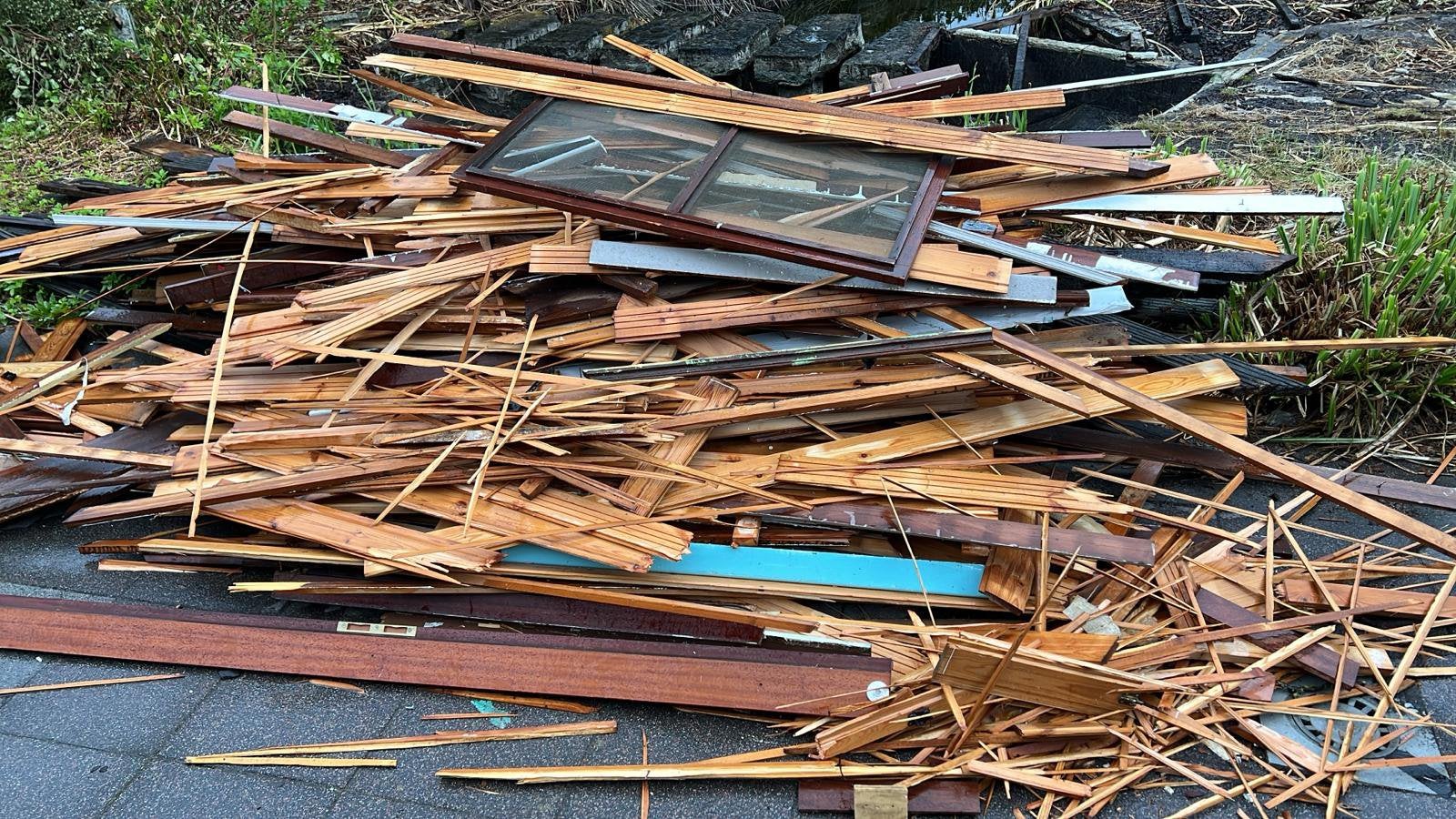 Gratis hout, Ophalen, Gebruikt