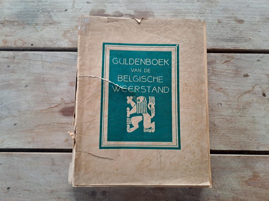 Guldenboek van de Belgische Weerstand, Ophalen of Verzenden, Landmacht, Boek of Tijdschrift