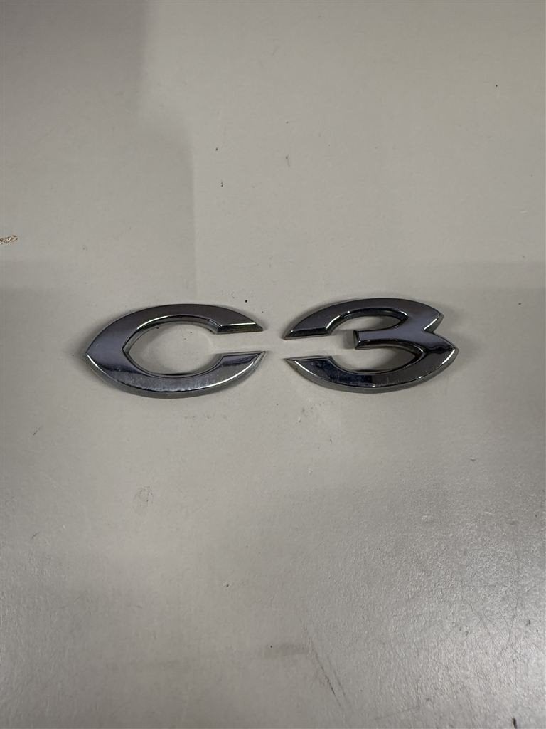 Citroen C3 MK1 achterkofferklep logo bagde, Autos : Divers, Enlèvement ou Envoi, Comme neuf