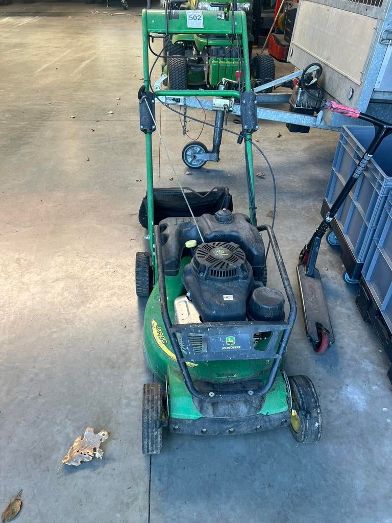 John Deere grasmachine, Ophalen, Zo goed als nieuw