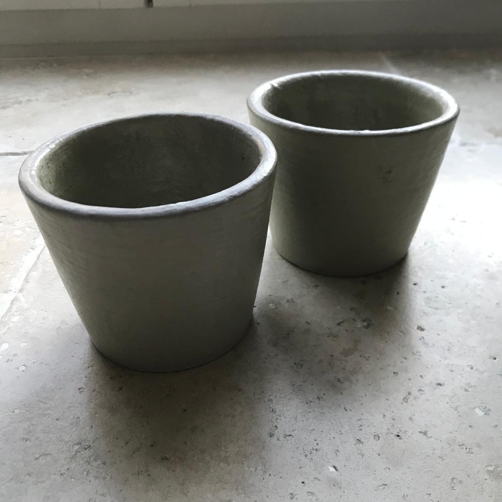 2 kleine potten, Ophalen, Zo goed als nieuw