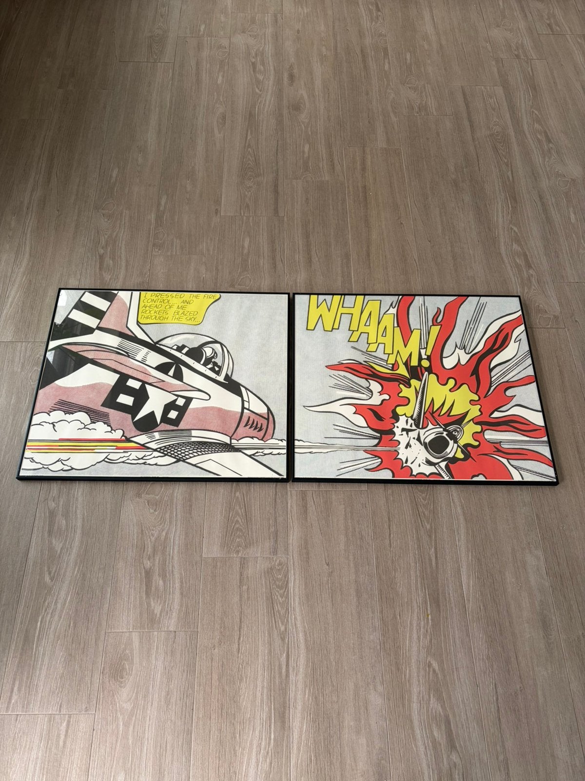 Roy Lichtenstein – WHAAM! – Tweeluik, Ophalen