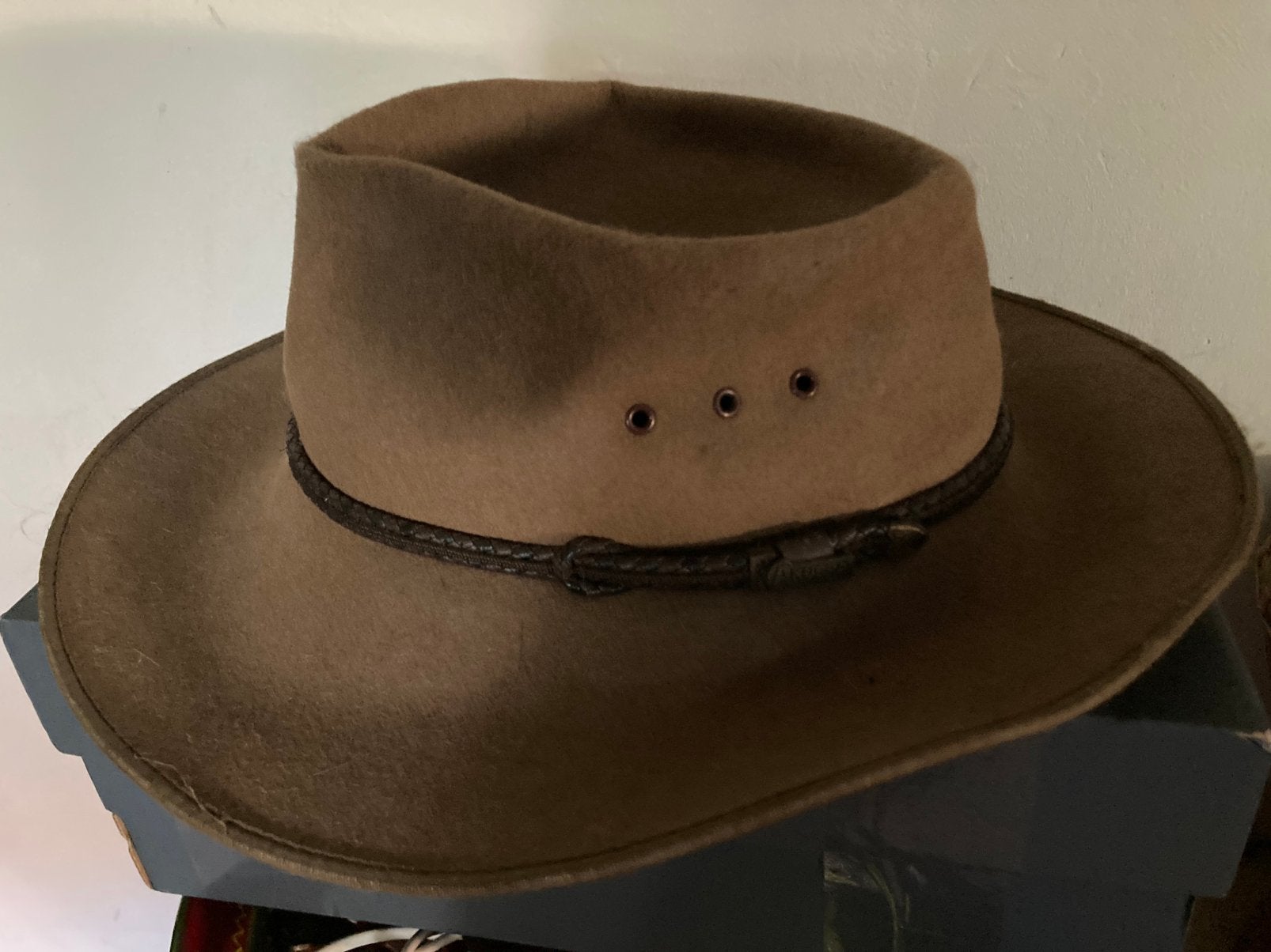 Bonnet Akubra marron, Vêtements | Hommes, Chapeaux & Casquettes, Comme neuf, Chapeau, Enlèvement