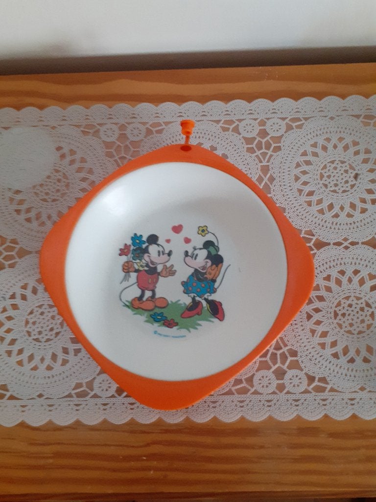 Assiette à bouillie - chauffante pour bébé vintage, Enlèvement