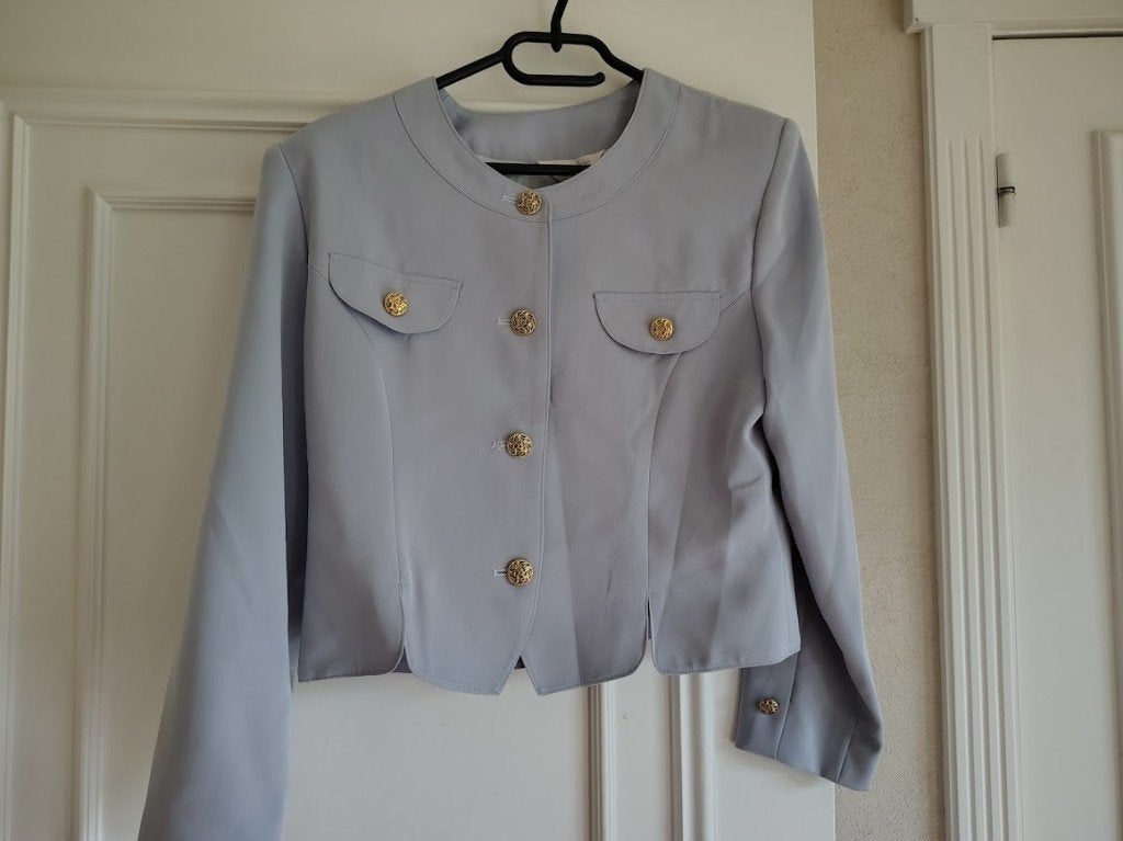 Kortere feestelijke vintage blazer, Vintage Dressing, Verzenden, Zo goed als nieuw, Maat 36 (S)