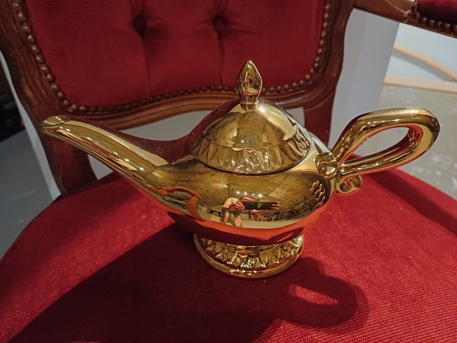 Lamp Alladin, Ophalen