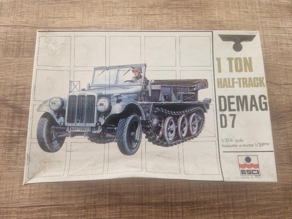Esci 1/35 1ton Half-track Demag D7, Overige merken, 1:32 tot 1:50, Nieuw, Ophalen of Verzenden
