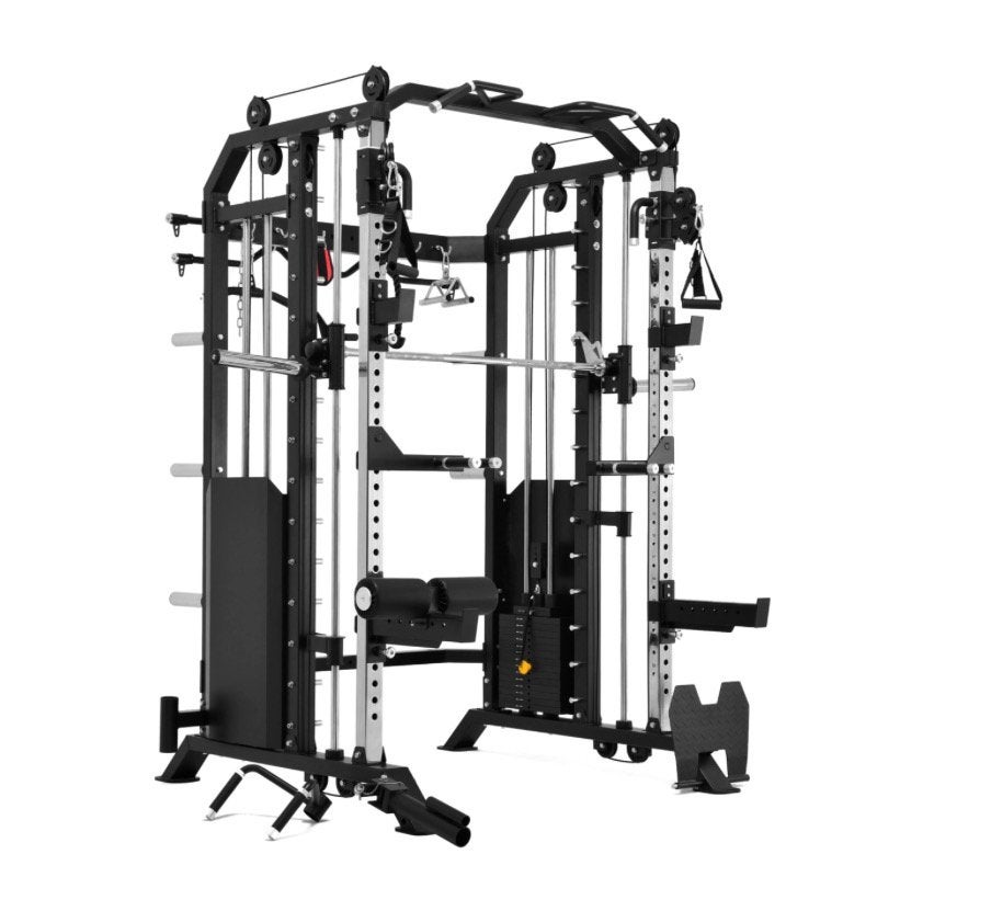 Proffecionele Smith machine met toebehoren te koop, Sport en Fitness, Ophalen, Zo goed als nieuw, Dumbbell