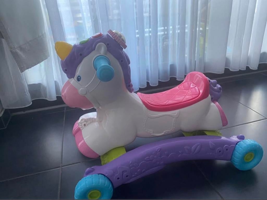 Vtech licorne bascule - porteur évolutif, Enlèvement, Comme neuf