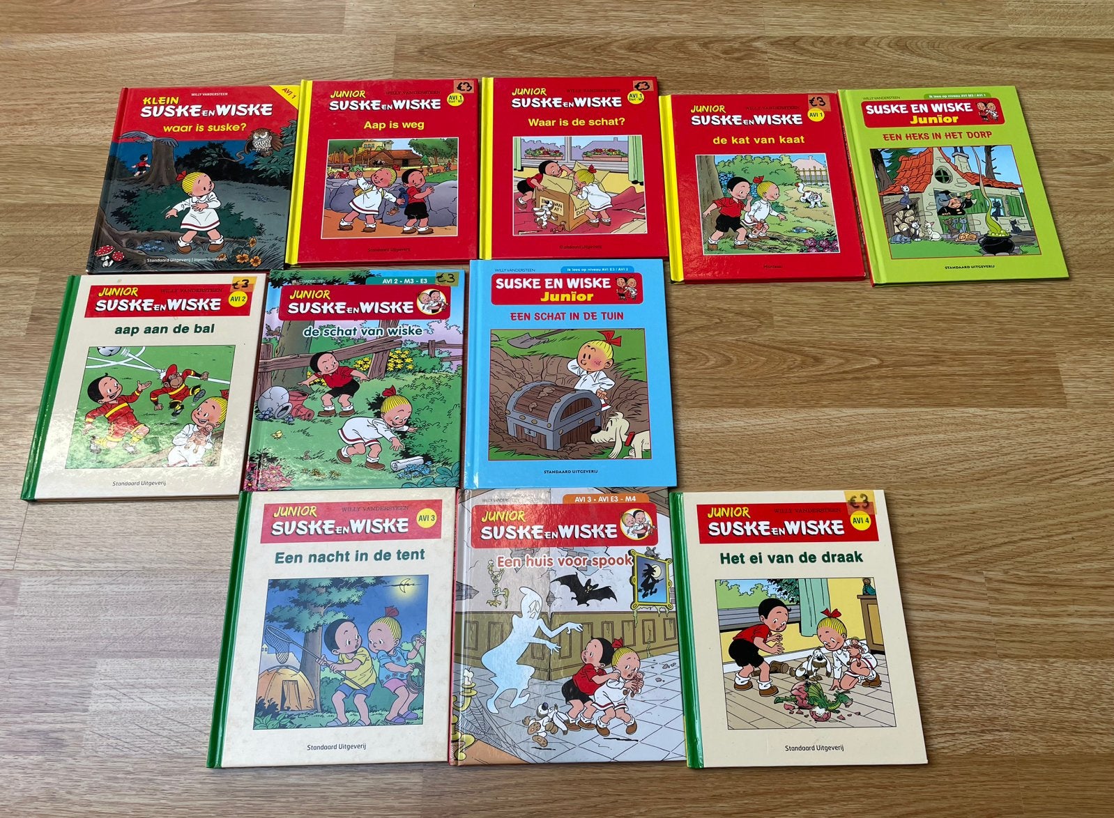 Junior suske en wiske beginnende lezertjes Avi 1-2-3-4, Enlèvement ou Envoi, Comme neuf