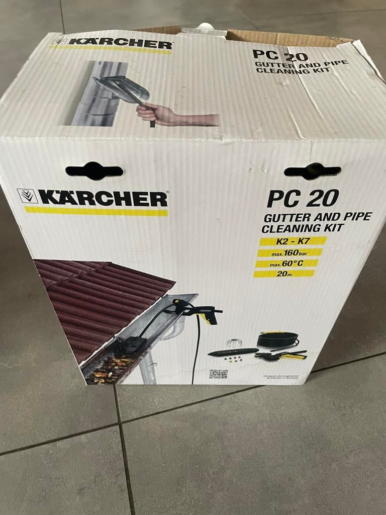 Karcher pc 20 gutter and pipe cleaning kit, Tuin en Terras, Ophalen, Zo goed als nieuw