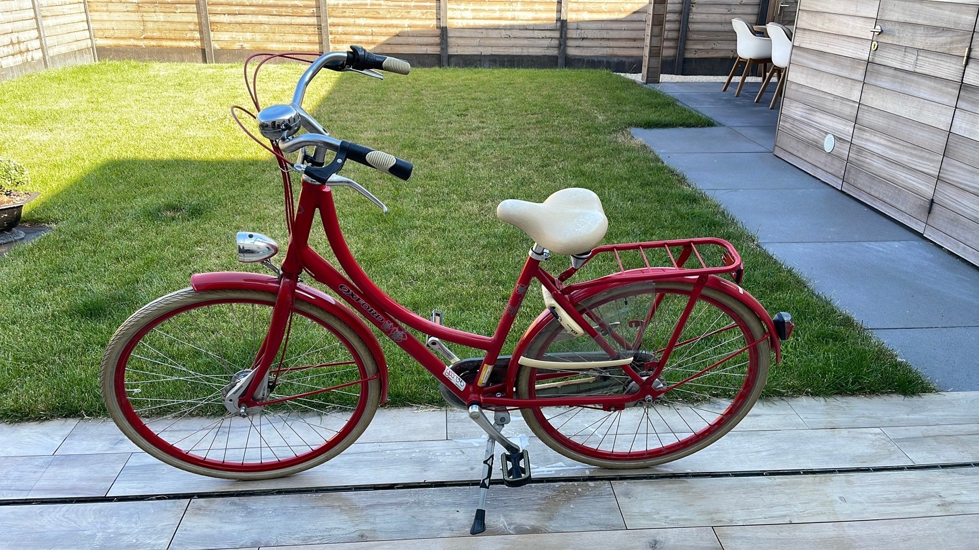 Retro stadsfiets oxford, Ophalen, Gebruikt, Schijfrem, Versnellingen