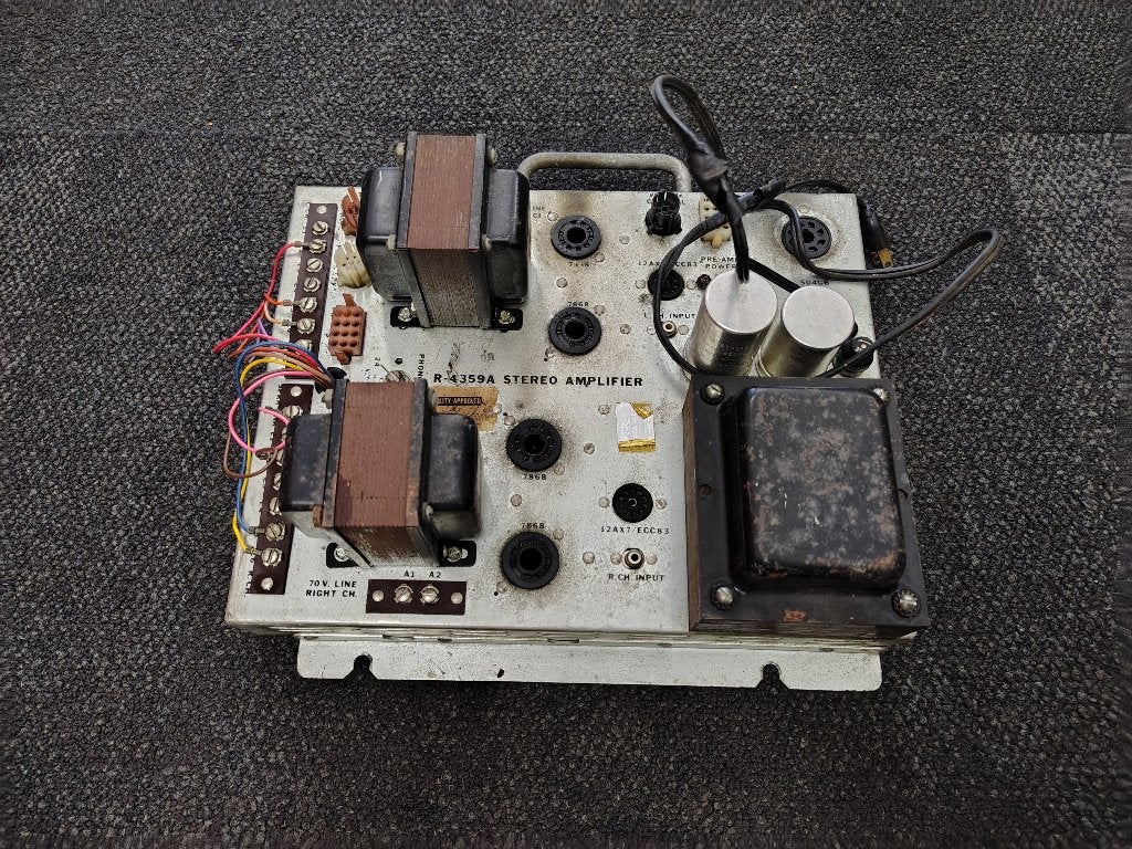 Buizen Versterker R-4359A Rowe-AMi RI/ TI/MM jukebox, Verzamelen, Automaten | Jukeboxen, Ami, Verzenden