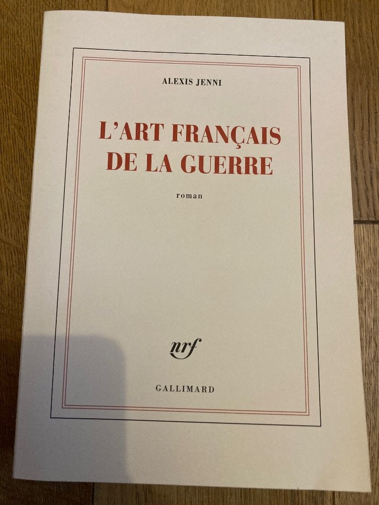 L’art français de la guerre d’Alexis Jenni, Enlèvement ou Envoi, Comme neuf
