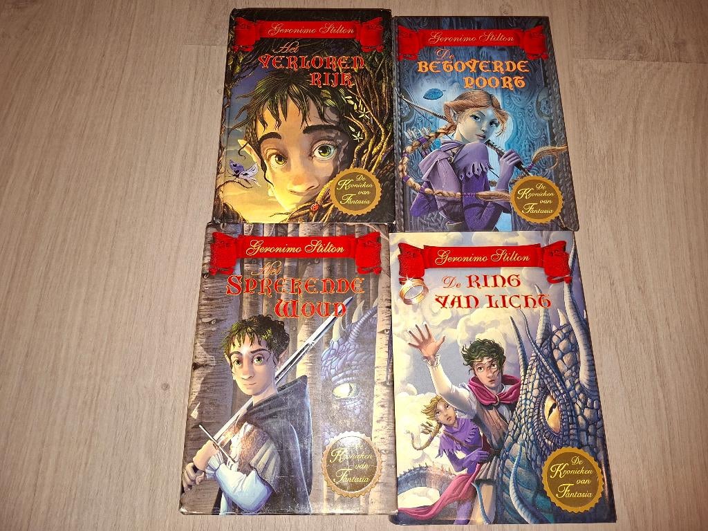 Kronieken van Fantasia - 4 boeken, Boeken, Ophalen, Gelezen, Geronimo Stilton, Fictie