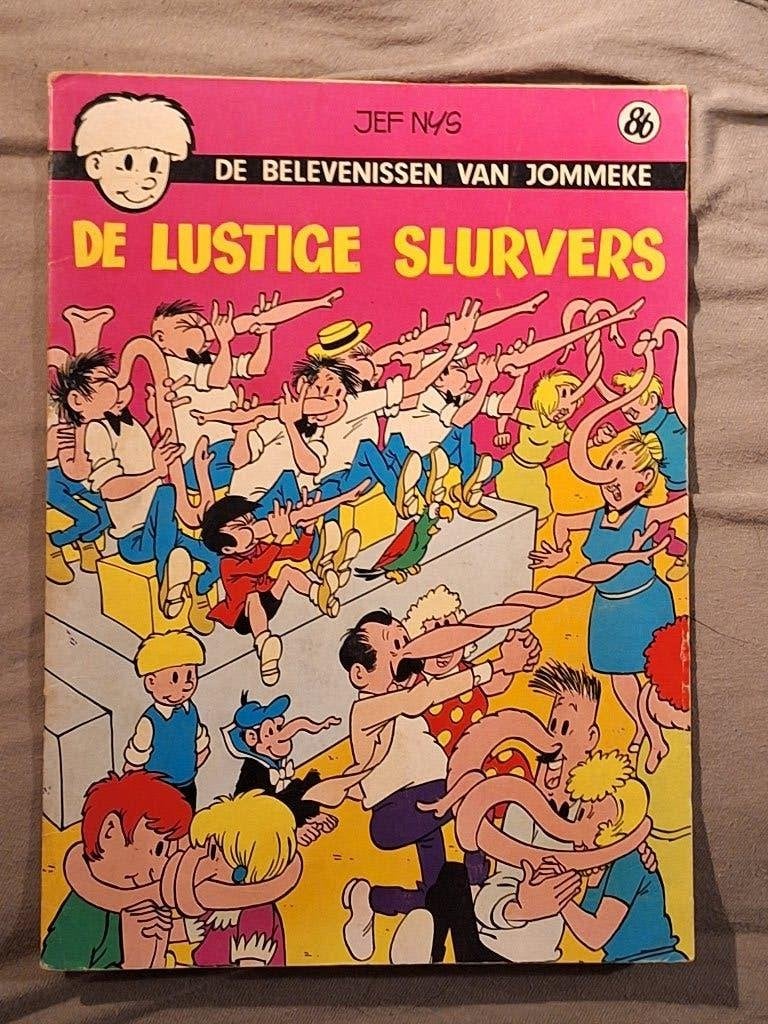 Jommeke 86: de lustige slurvers, Eén stripboek, Ophalen of Verzenden, Gelezen