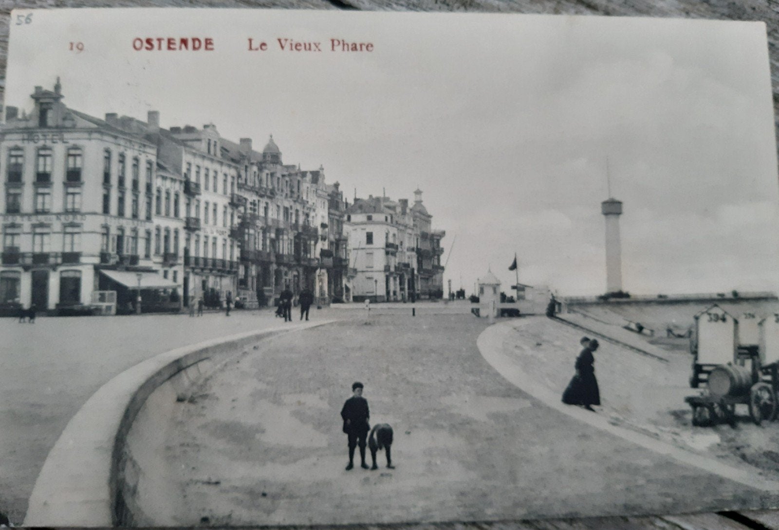 OSTENDE OSTENDE, la Digue et le PHARE 1909, Enlèvement ou Envoi